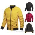 OEM Customized Reißverschluss Up Herren Reversible Baseballjacke